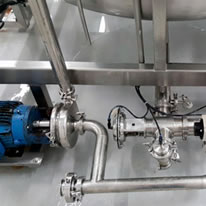 Execução de projeto: Adequação CIP, Sala de envase de refrigerante - Metaltec Montagens 